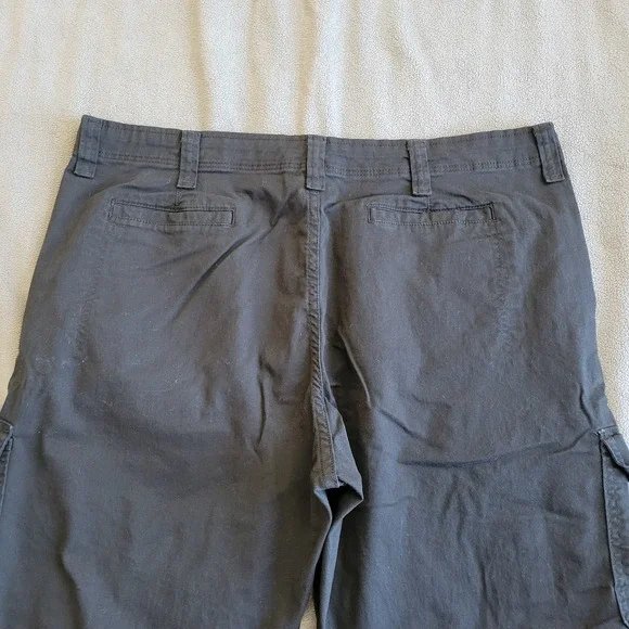 WRANGLER Jeans Mens 40x30 Black RELAXED FIT CARGO Pockets Five Star Premium - Picture 12 of 15